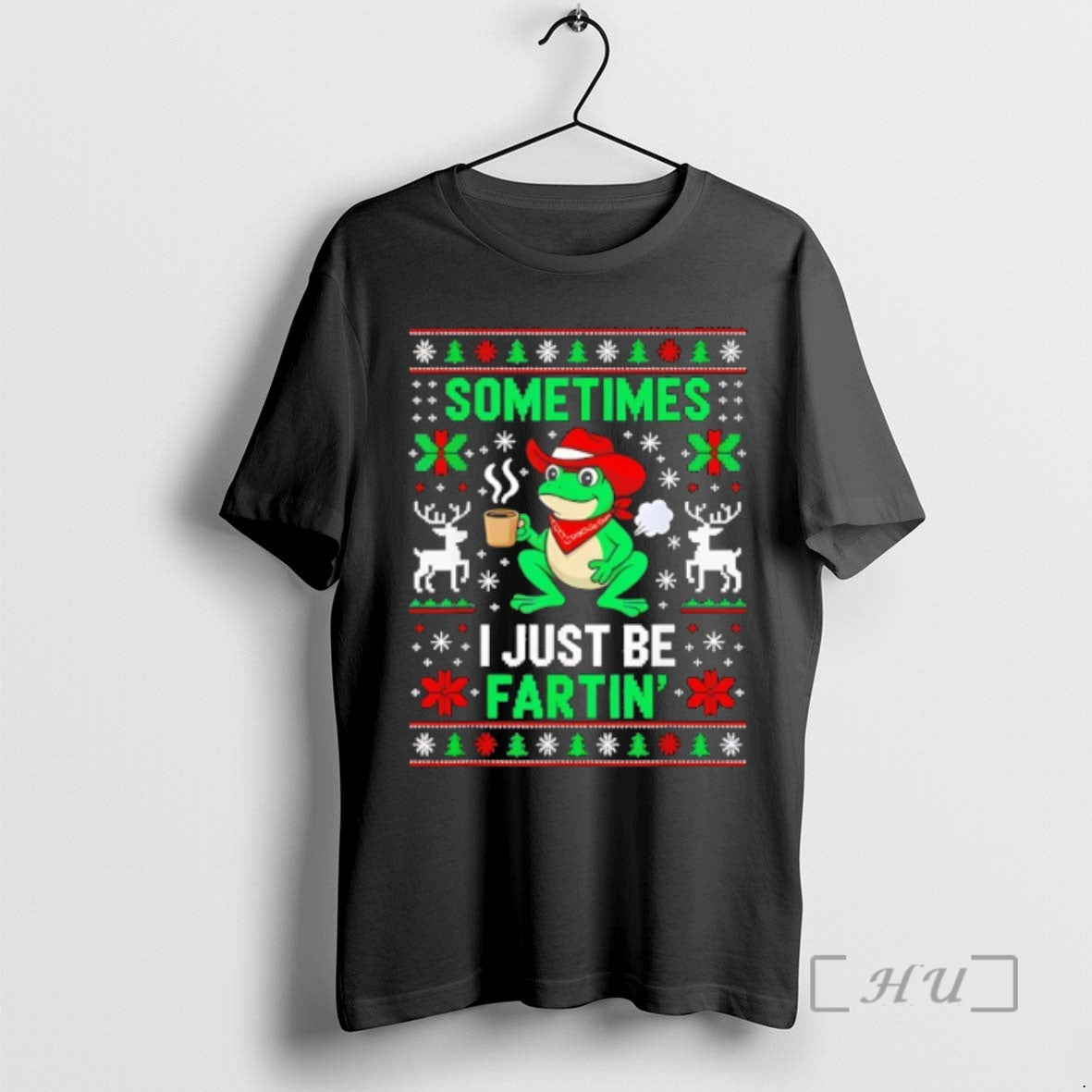 Officials Sometimes I Just Be Farting Frog Ugly Christmas - T-Shirt, Sweatshirt, Hoodie
