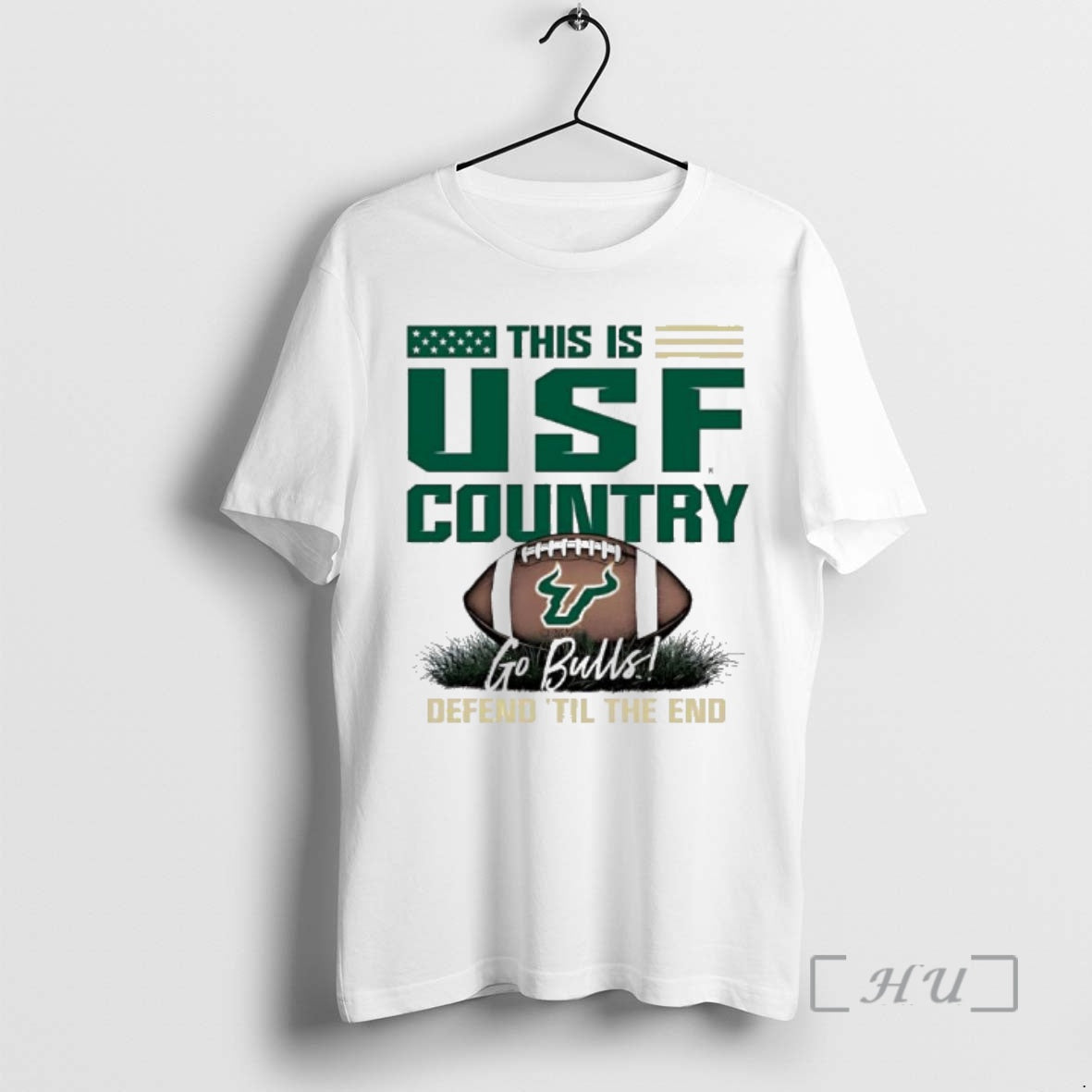 Officials South Florida Bulls This Is Usf Country Defend Til The End Premium T Shirts - T-Shirt, Sweatshirt, Hoodie