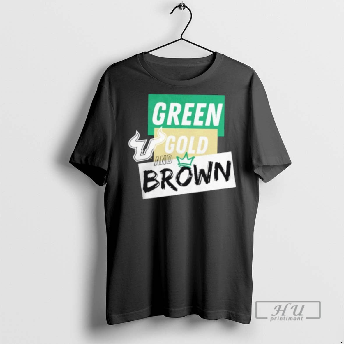 Officials South Florida Bulls Green Gold And Brown T Shirts Unisex T-shirt, Sweatshirt, Hoodie, Long Sleeve Tee - T-Shirt, Sweatshirt, Hoodie