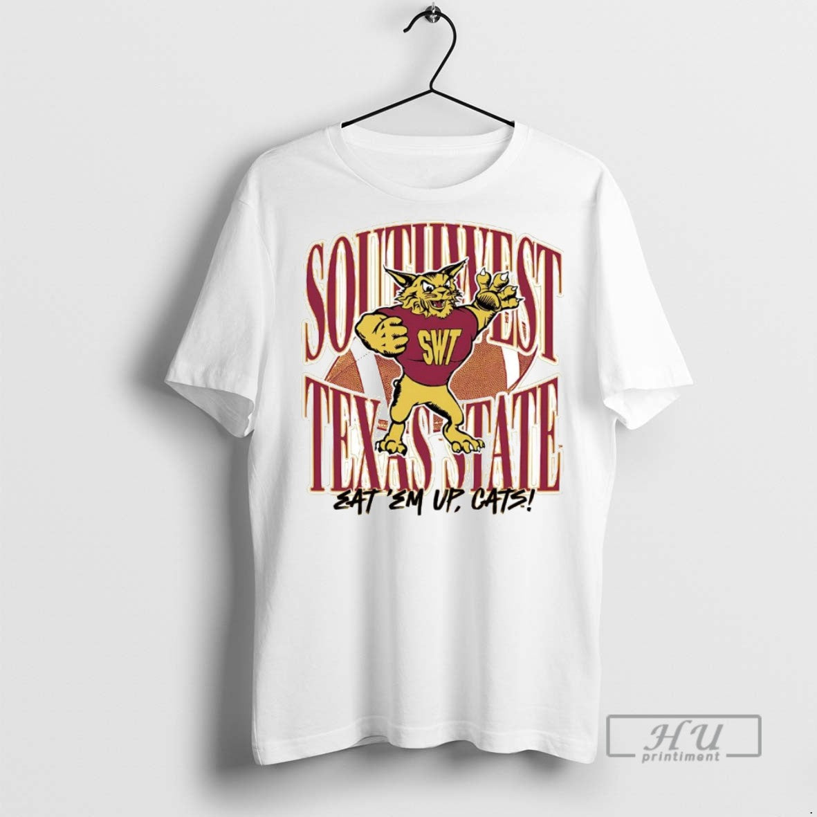 Officials Southwest Texas State Eat Em Up Cats T Shirts Unisex T-shirt, Sweatshirt, Hoodie, Long Sleeve Tee - T-Shirt, Sweatshirt, Hoodie