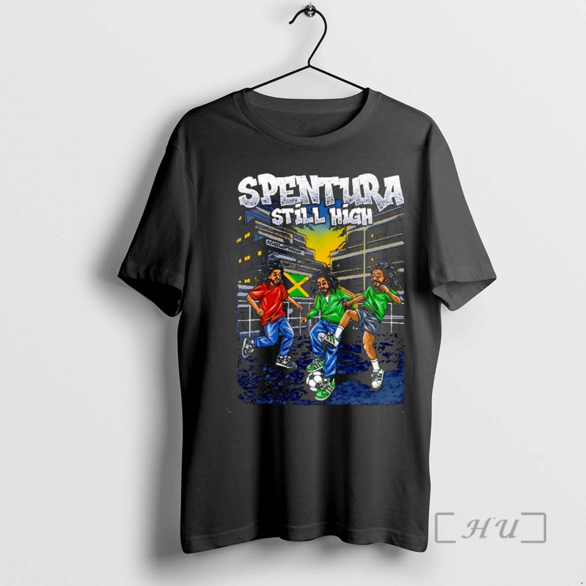 Officials Spentura Still High Soccer Jamaica Flag Christmas - T-Shirt, Sweatshirt, Hoodie