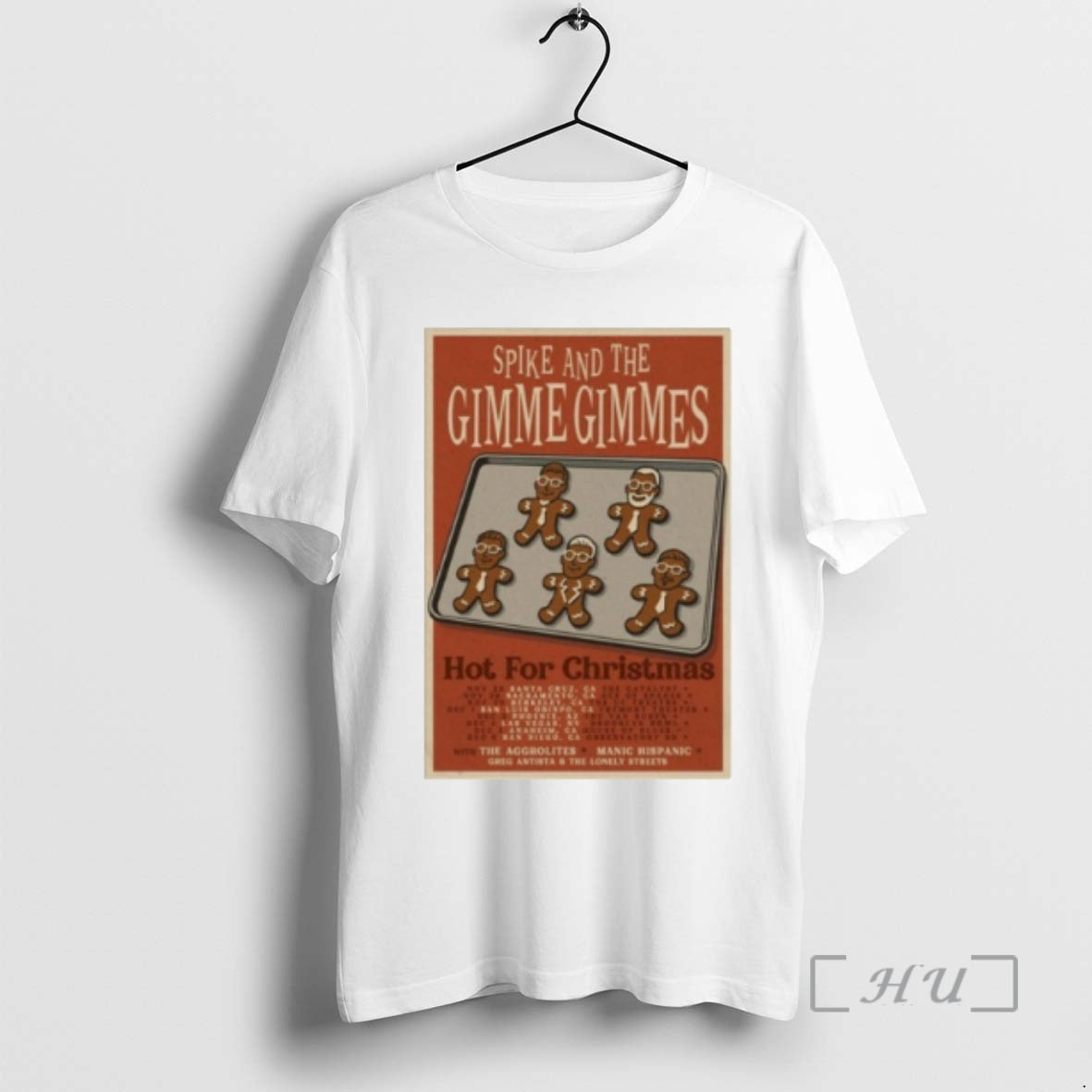 Officials Spike And The Gimme Gimmes Hot For Christmas 2025 Shows Premium T Shirts Sweater - T-Shirt, Sweatshirt, Hoodie