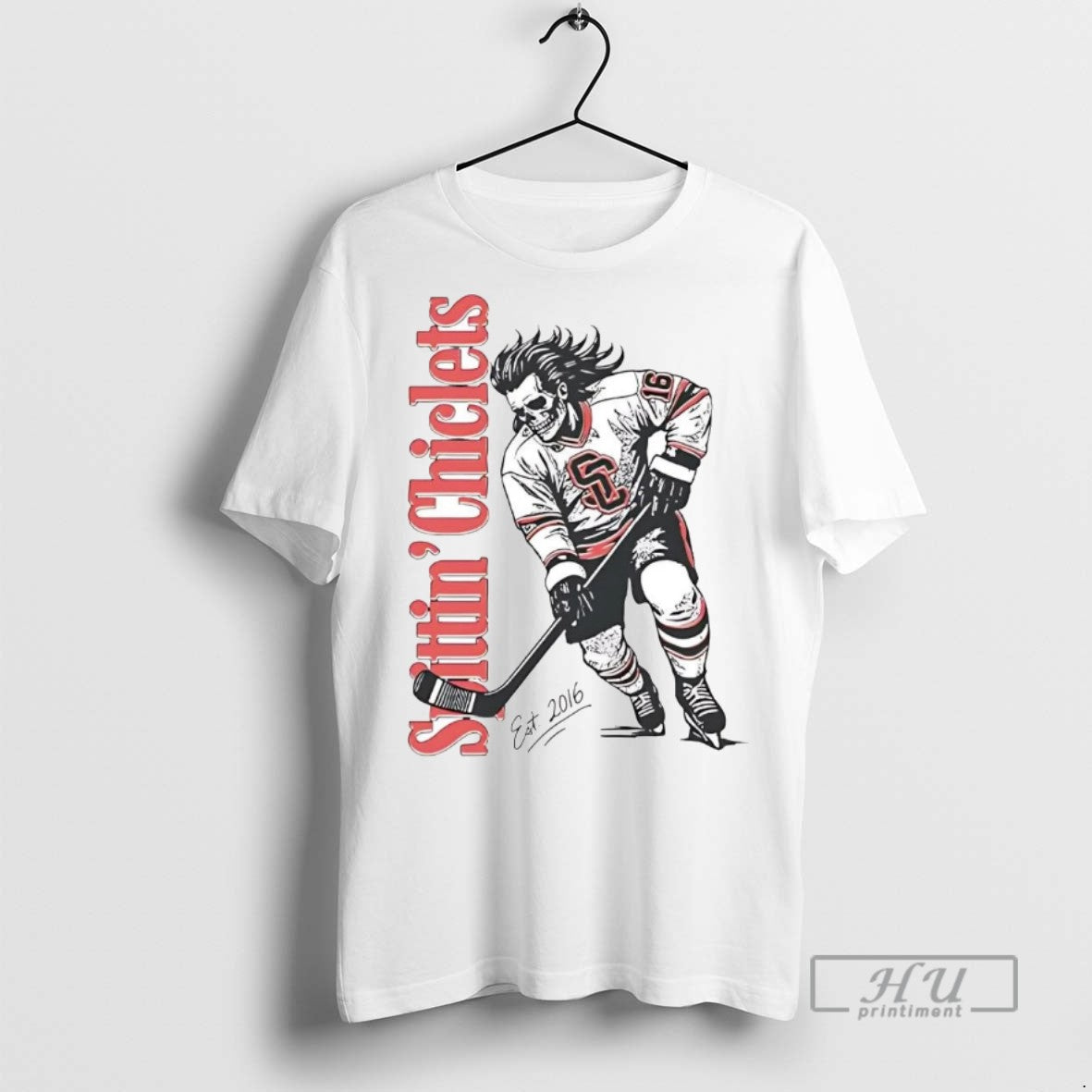 Officials Spittin Chiclets Skullet Est 2016 T Shirts Unisex T-shirt, Sweatshirt, Hoodie, Long Sleeve Tee - T-Shirt, Sweatshirt, Hoodie
