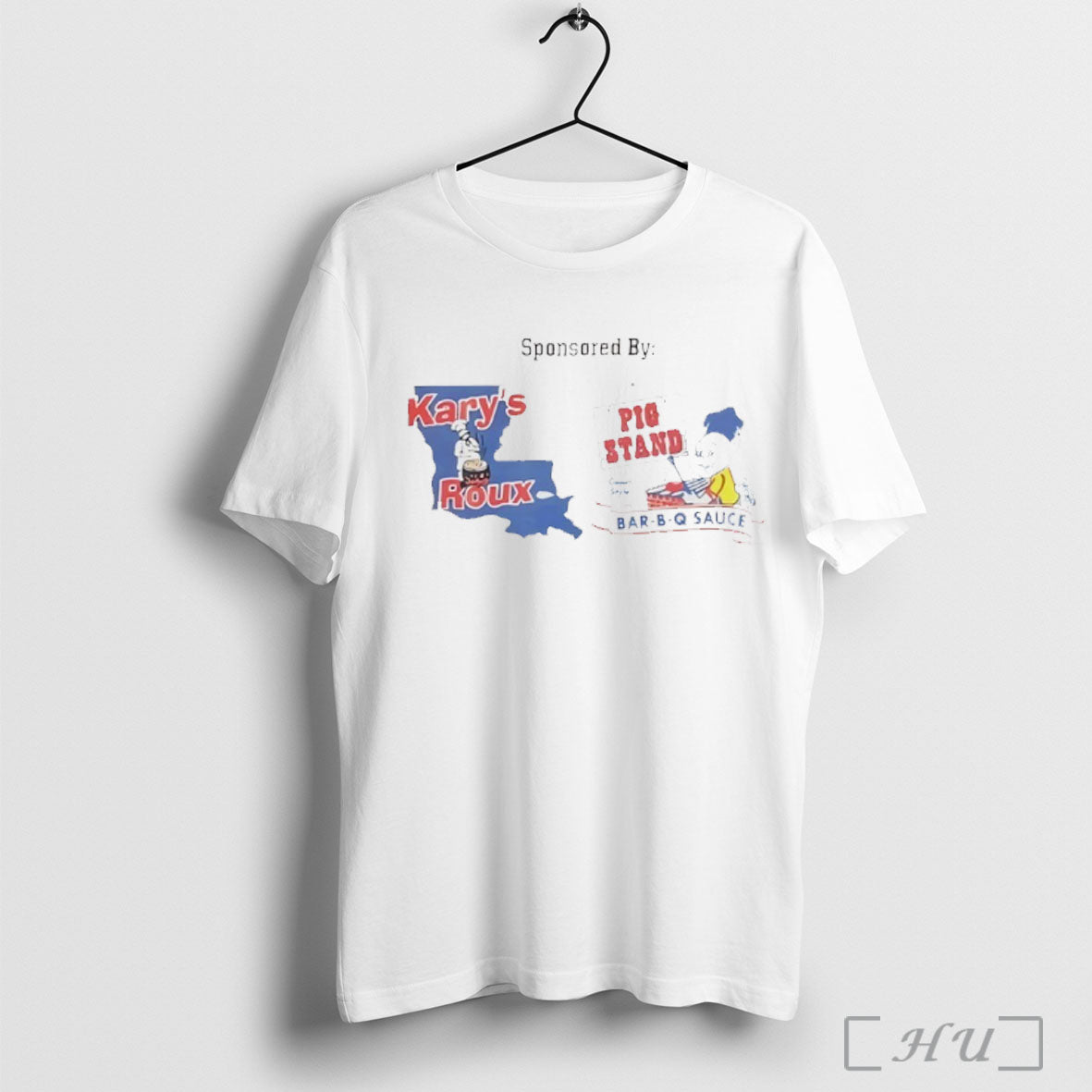 Officials Sponsored By Karys Roux Pig Srand Cajun Style Bar B Q Sauce Unisex T-shirt, Sweatshirt, Hoodie, Long Sleeve Tee - T-Shirt, Sweatshirt, Hoodie