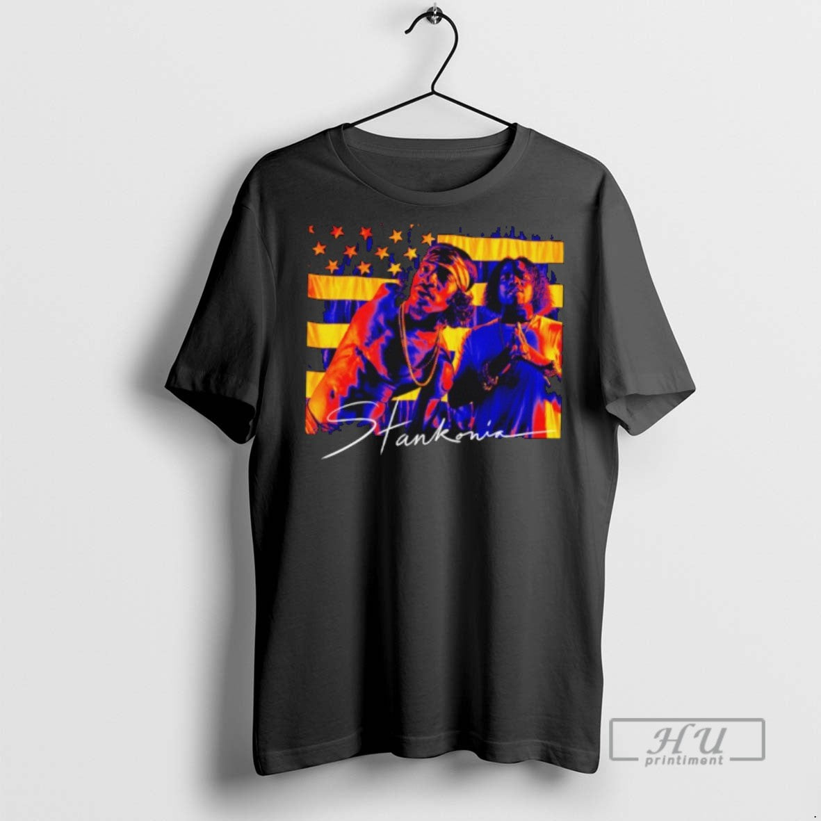 Officials Stankonia Color Photo Usa Flag T Shirts Unisex T-shirt, Sweatshirt, Hoodie, Long Sleeve Tee - T-Shirt, Sweatshirt, Hoodie