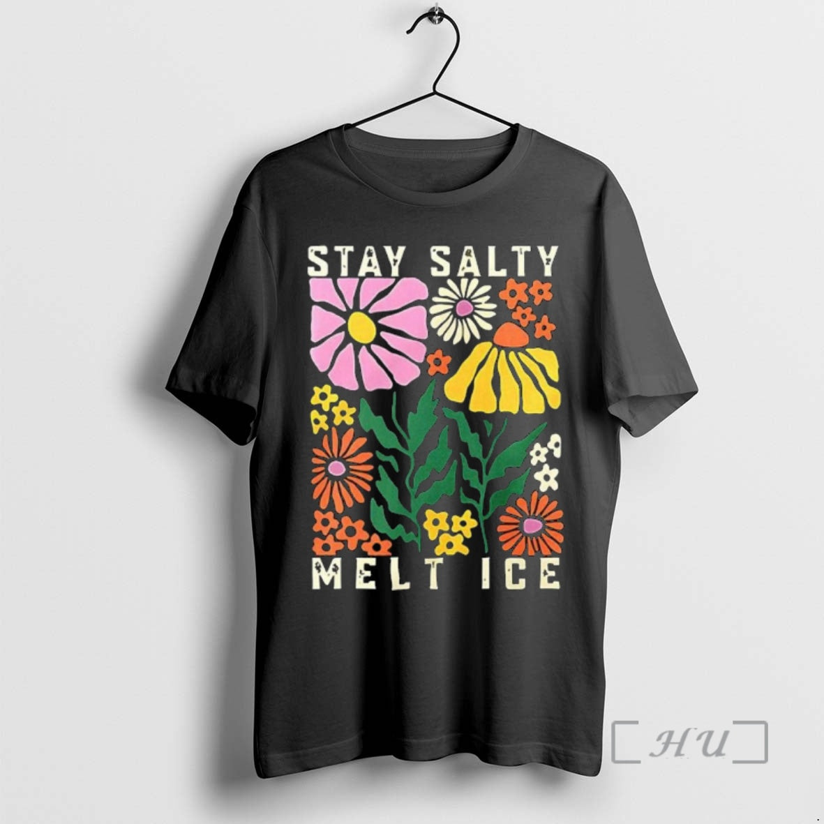 Officials Stay Salty Melt Ice Flower Abolish Ice - T-Shirt, Sweatshirt, Hoodie