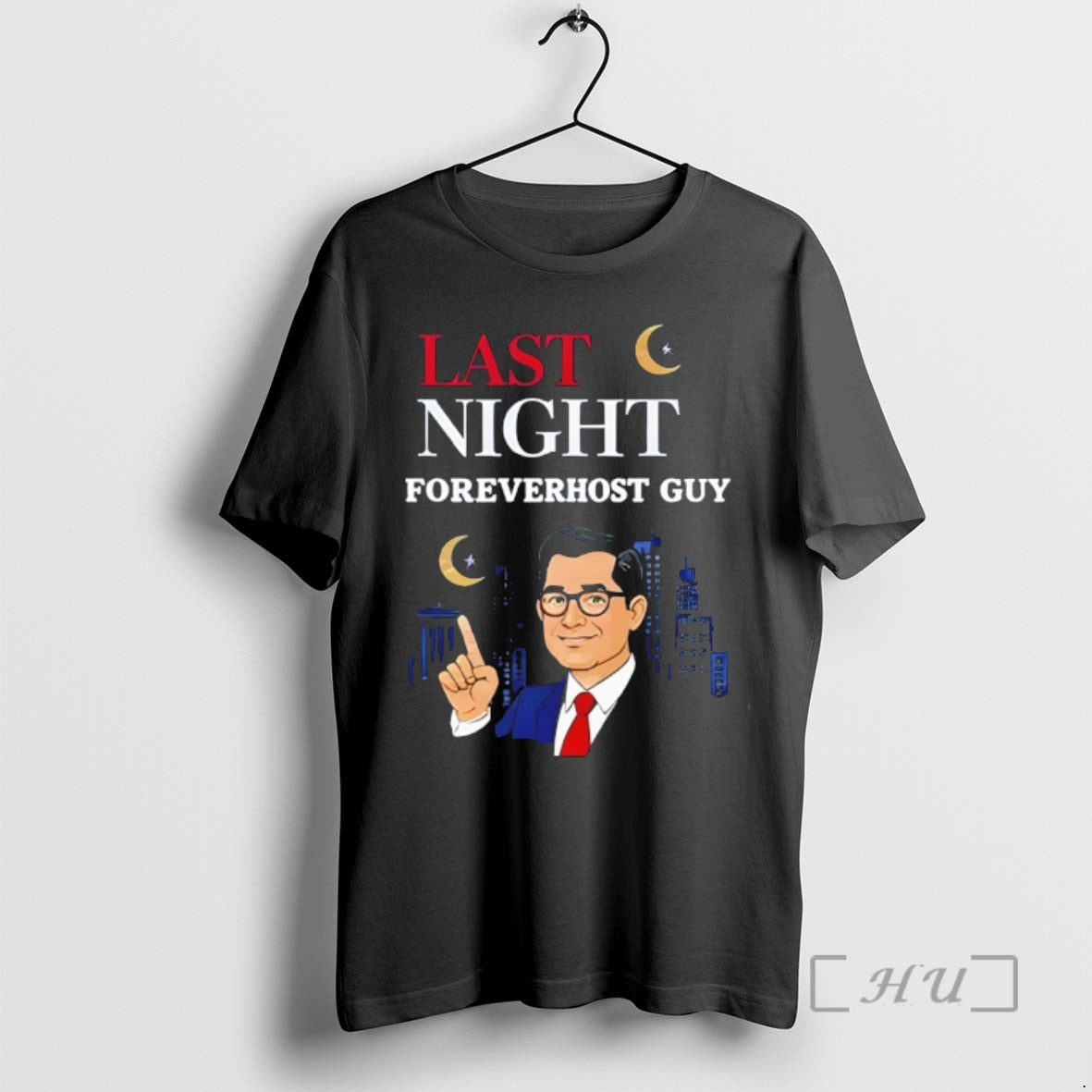 Officials Stephen Colbert Last Night Foreverhost Guy 5 21 2026 Unisex T-shirt, Sweatshirt, Hoodie, Long Sleeve Tee - T-Shirt, Sweatshirt, Hoodie