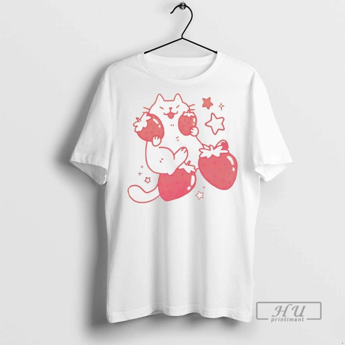 Officials Strawberry Bliss Cat T Shirts Unisex T-shirt, Sweatshirt, Hoodie, Long Sleeve Tee - T-Shirt, Sweatshirt, Hoodie