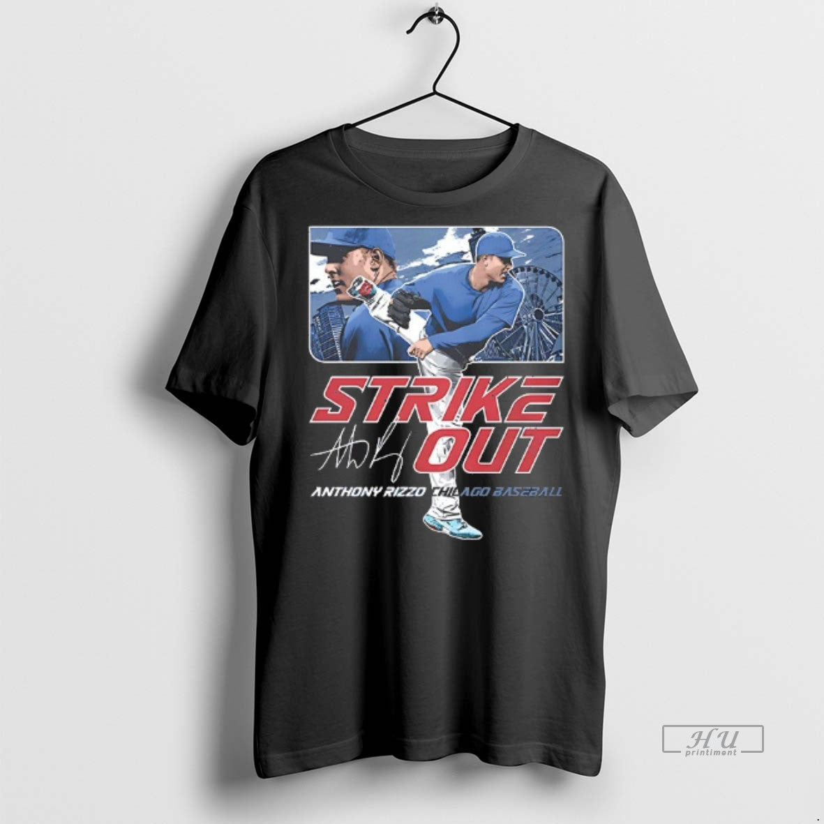 Officials Strikeout Anthony Rizzo New York Yankees Baseball Signature T Shirt Sweater Unisex T-shirt, Sweatshirt, Hoodie, Long Sleeve Tee - T-Shirt, Sweatshirt, Hoodie
