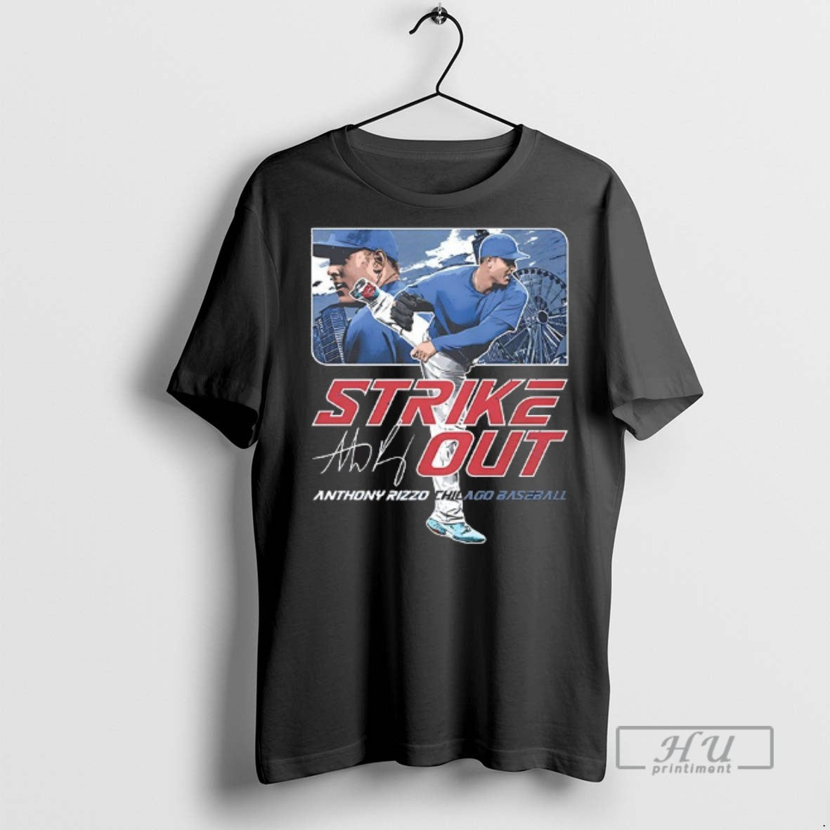 Officials Strikeout Anthony Rizzo New York Yankees Baseball Signature T Shirts Unisex T-shirt, Sweatshirt, Hoodie, Long Sleeve Tee - T-Shirt, Sweatshirt, Hoodie