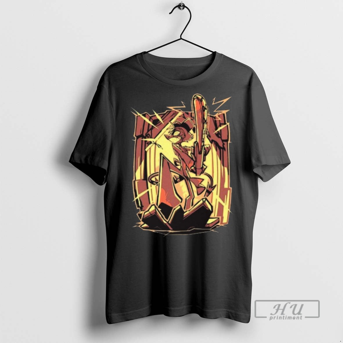 Officials Striker Halloween Shark Robot Helluva Boss 2025 T Shirts Unisex T-shirt, Sweatshirt, Hoodie, Long Sleeve Tee - T-Shirt, Sweatshirt, Hoodie