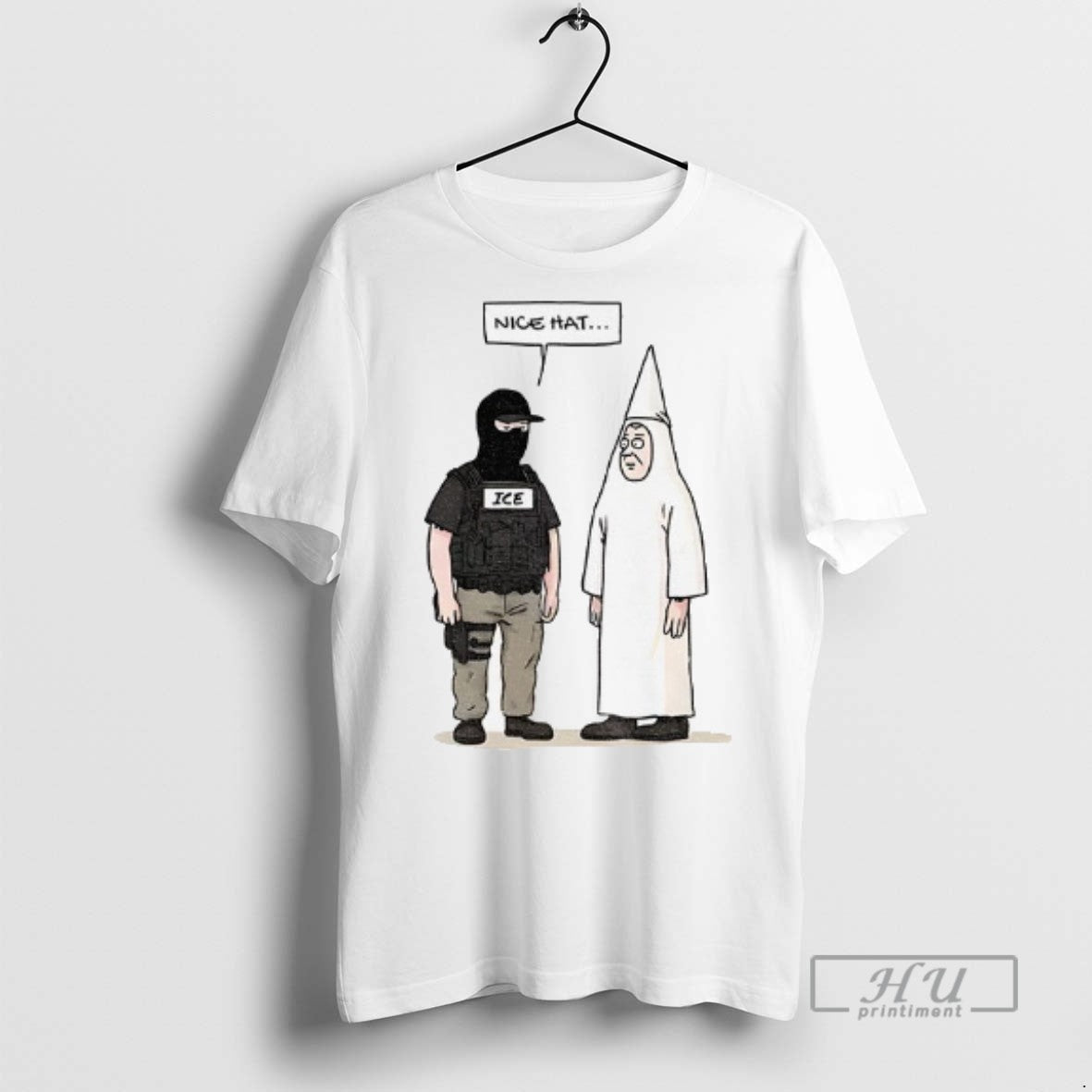 Officials Subtle Fuck Trump Fuck Ice Nice Hat T Shirts Unisex T-shirt, Sweatshirt, Hoodie, Long Sleeve Tee - T-Shirt, Sweatshirt, Hoodie