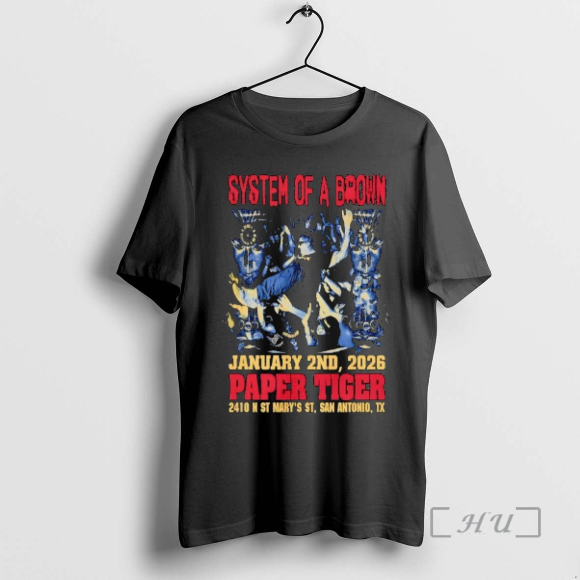 Officials System Of A Brown Event San Antonio Tx On Jan 2 2026 Premium - T-Shirt, Sweatshirt, Hoodie