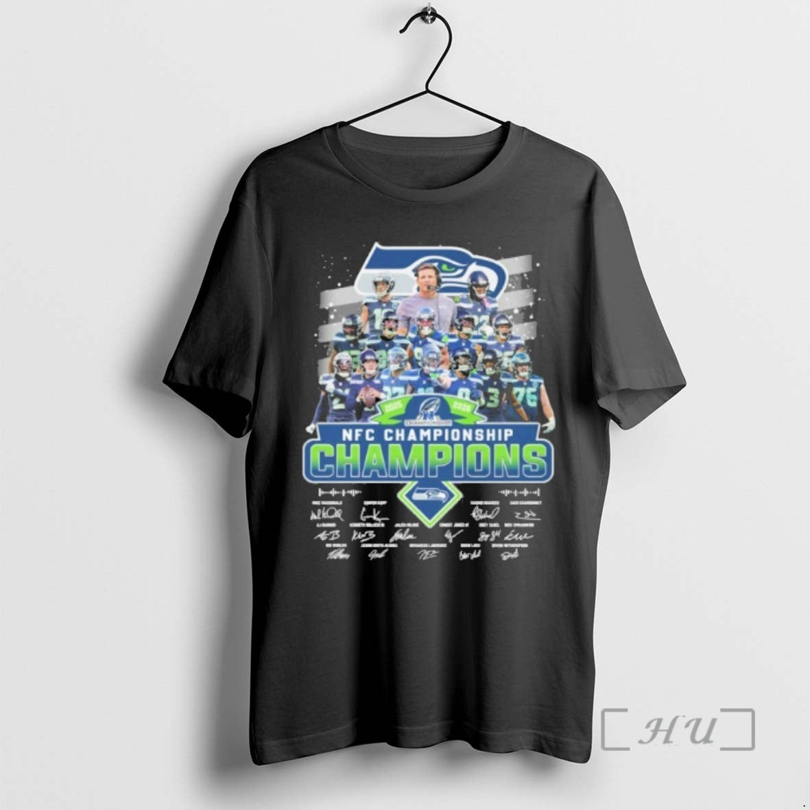 Officials Team Player Nfc Championship Champions Signature - T-Shirt, Sweatshirt, Hoodie