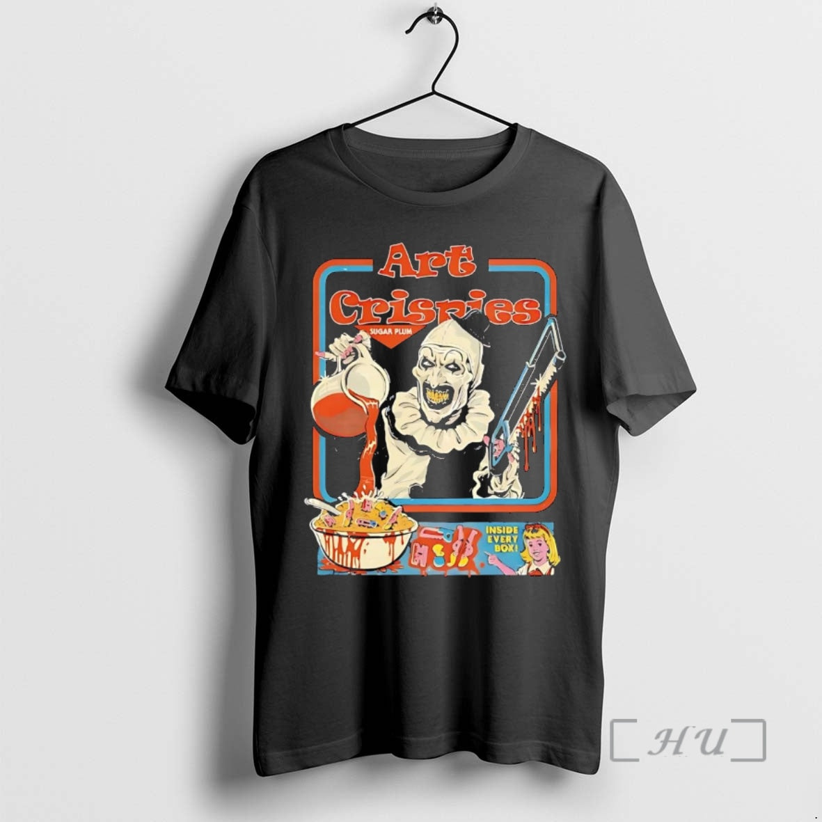Officials Terrifier Art Crispies Cereal Inside Every Box Christmas - T-Shirt, Sweatshirt, Hoodie