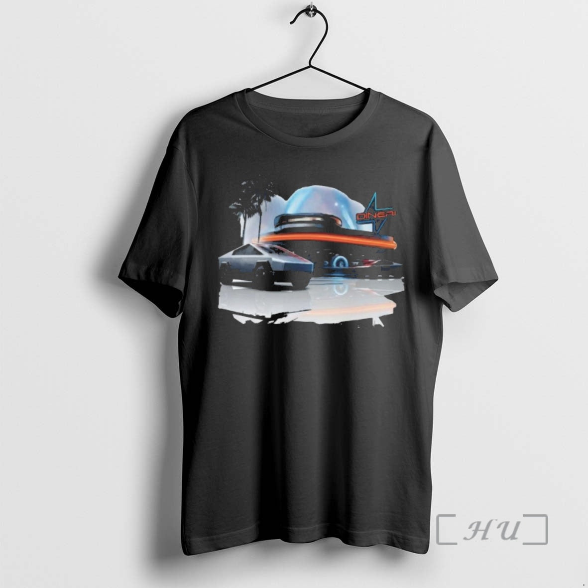 Officials Tesla Hollywood Retro Diner Unisex T-shirt, Sweatshirt, Hoodie, Long Sleeve Tee - T-Shirt, Sweatshirt, Hoodie