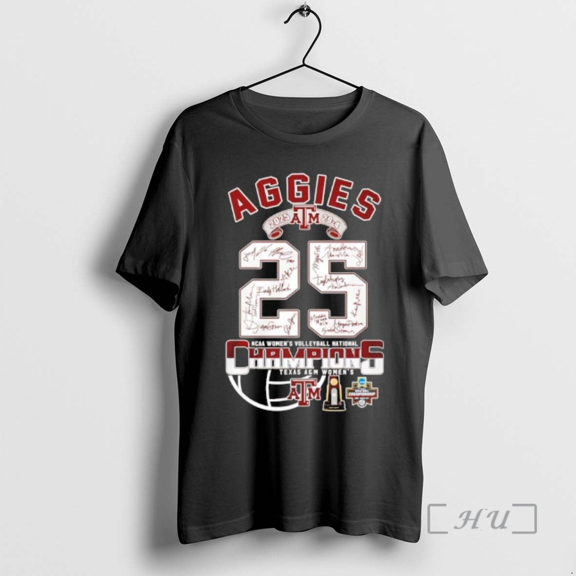 Officials Texas Am Aggies 2025 Womens Volleyball Champions 25 - T-Shirt, Sweatshirt, Hoodie