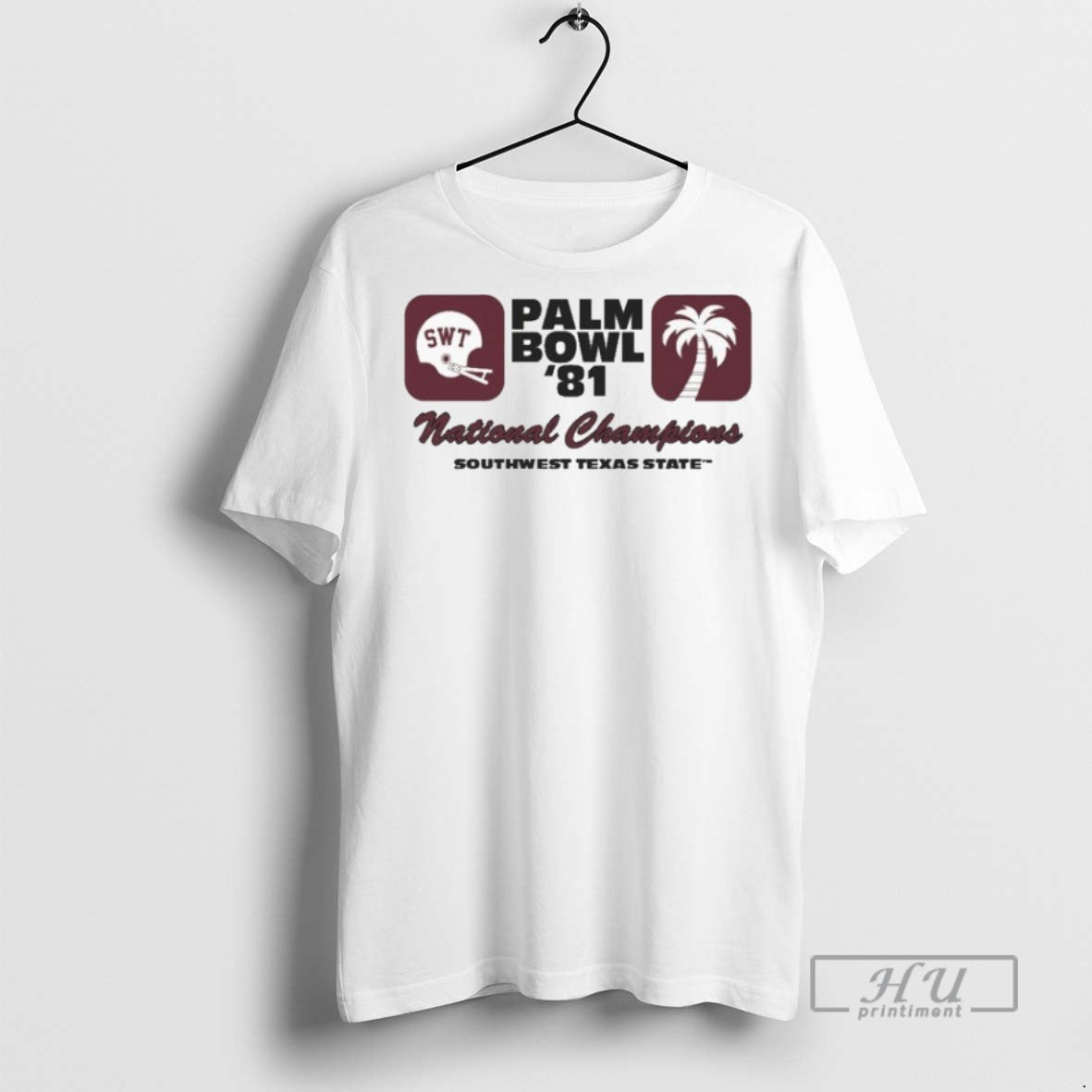 Officials Texas State Palm Bowl 1981 National Championship T Shirt Unisex T-shirt, Sweatshirt, Hoodie, Long Sleeve Tee - T-Shirt, Sweatshirt, Hoodie