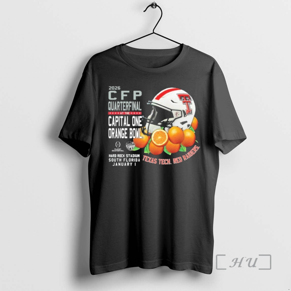 Officials Texas Tech Cfp Quarterfinal At The Capital One Orange Bowl Bed Of Oranges Premium - T-Shirt, Sweatshirt, Hoodie