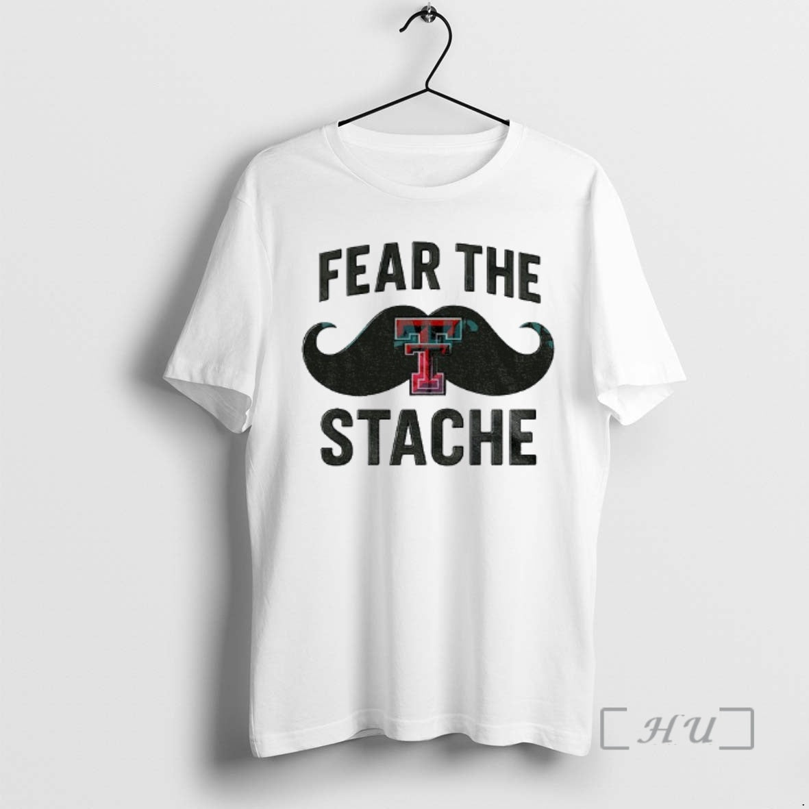 Officials Texas Tech Red Raiders Fear The Stache Game Day Football Logo Premium T Shirts - T-Shirt, Sweatshirt, Hoodie