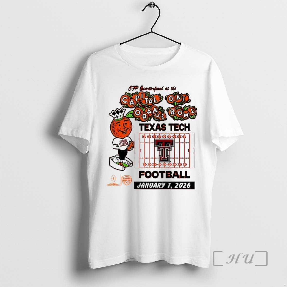 Officials Texas Tech Red Raiders Football 2026 Orange Bowl - T-Shirt, Sweatshirt, Hoodie