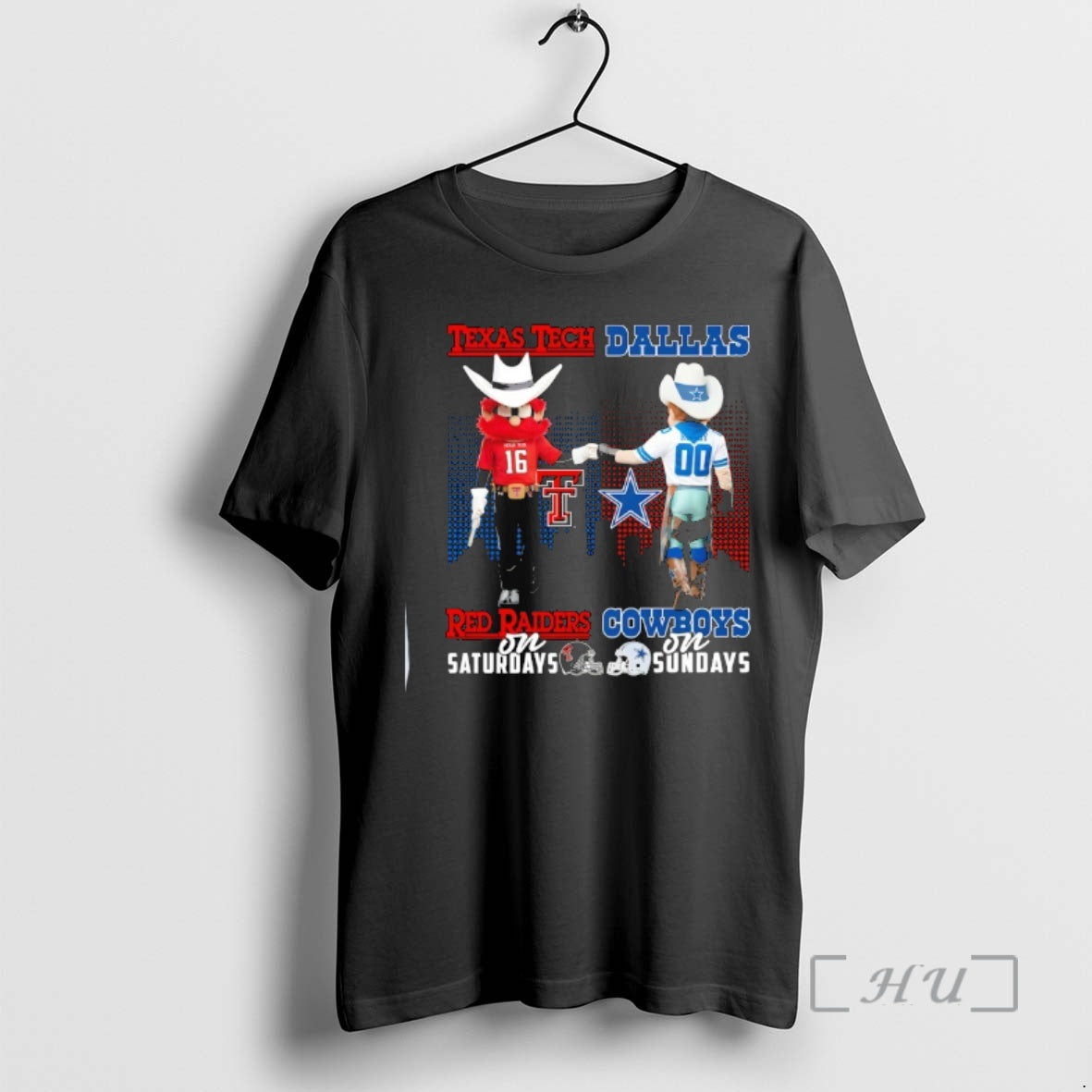 Officials Texas Tech Red Raiders On Saturdays X Dallas Cowboys On Sundays Mascot Premium - T-Shirt, Sweatshirt, Hoodie