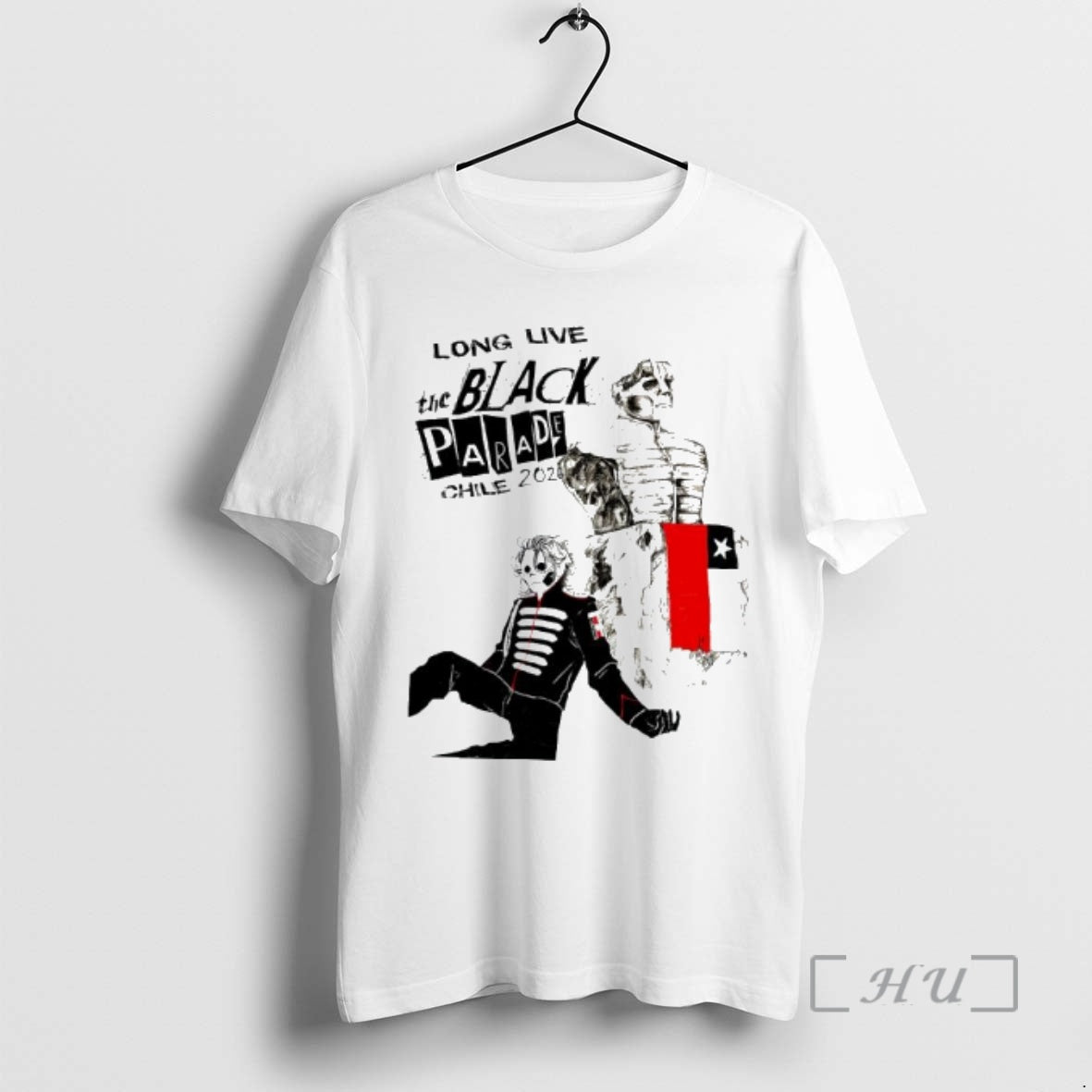 Officials The Black Parade 2026 Event In Chile My Chemical Romance Premium T Shirts Sweater - T-Shirt, Sweatshirt, Hoodie