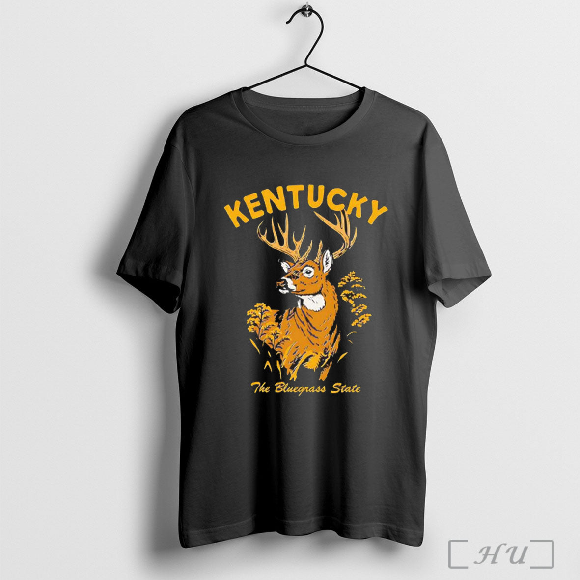 Officials The Bluegrass State Antlered Deer Nature Lover T Shirt Unisex T-shirt, Sweatshirt, Hoodie, Long Sleeve Tee - T-Shirt, Sweatshirt, Hoodie
