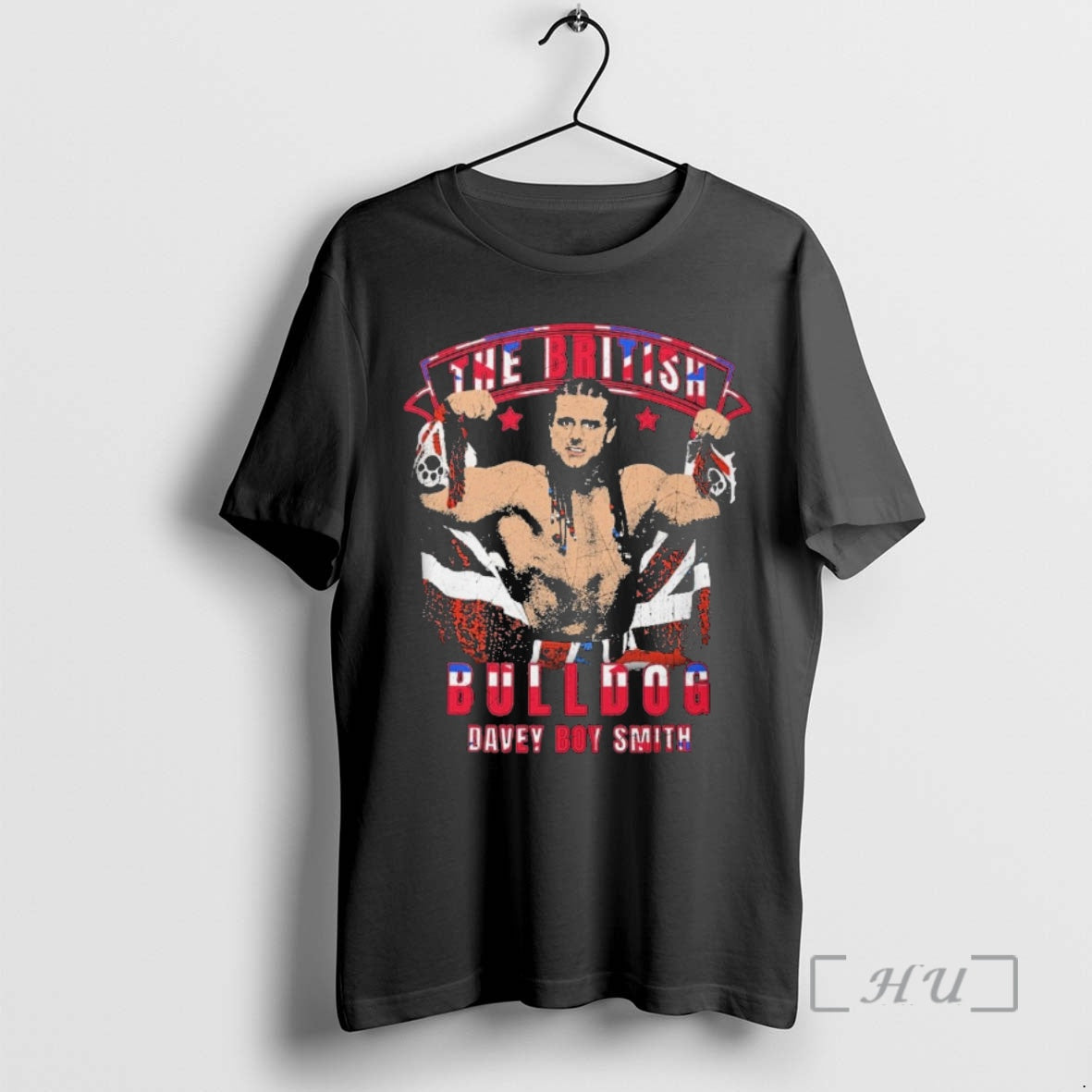Officials The British Bulldog Davey Boy Smith Power - T-Shirt, Sweatshirt, Hoodie