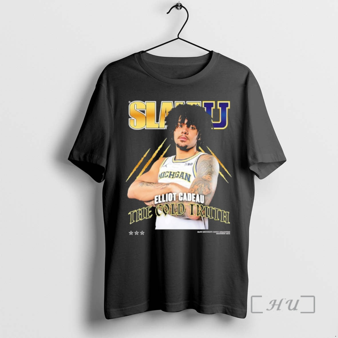 Officials The Cold Truth Elliot Cadeau Michigan Wolverines Slamu Unisex T-shirt, Sweatshirt, Hoodie, Long Sleeve Tee - T-Shirt, Sweatshirt, Hoodie