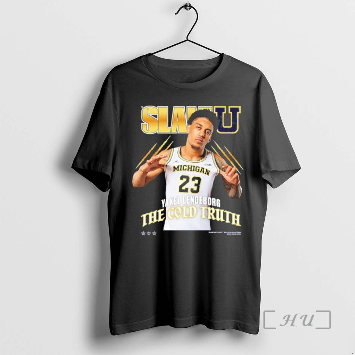 Officials The Cold Truth Yaxel Lendeborg Michigan Wolverines Slamu Unisex T-shirt, Sweatshirt, Hoodie, Long Sleeve Tee - T-Shirt, Sweatshirt, Hoodie