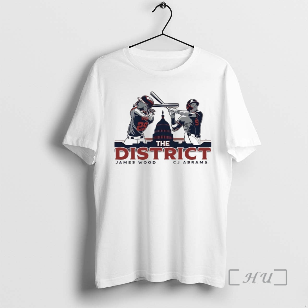 Officials The District James Wood And Cj Abrams Washington Baseball Unisex T-shirt, Sweatshirt, Hoodie, Long Sleeve Tee - T-Shirt, Sweatshirt, Hoodie