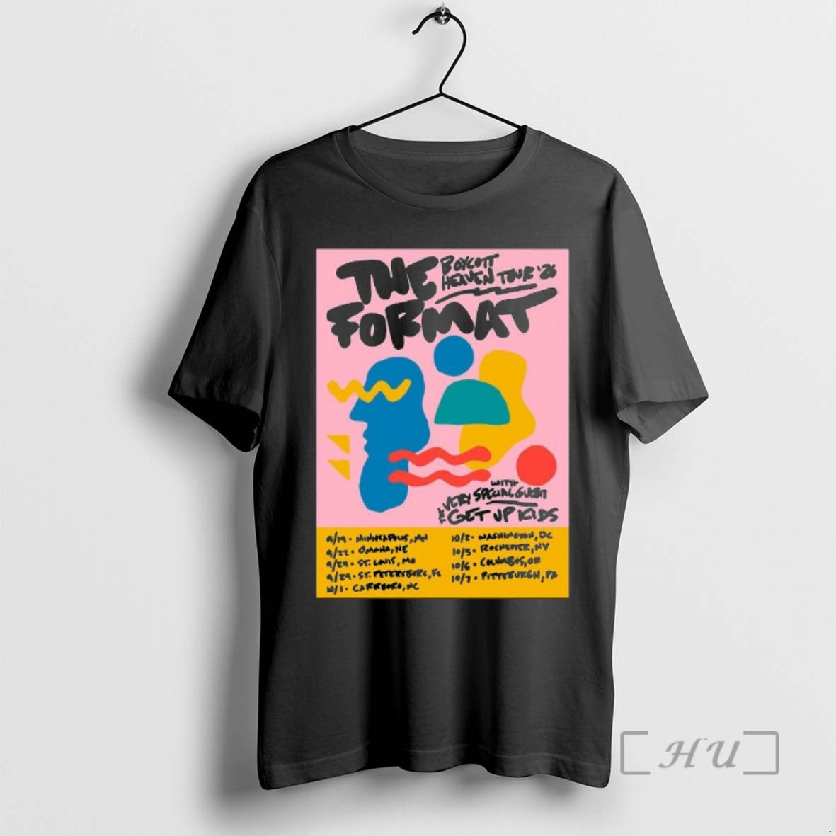 Officials The Format Boycott Heaven Tour 2026 Unisex T-shirt, Sweatshirt, Hoodie, Long Sleeve Tee - T-Shirt, Sweatshirt, Hoodie