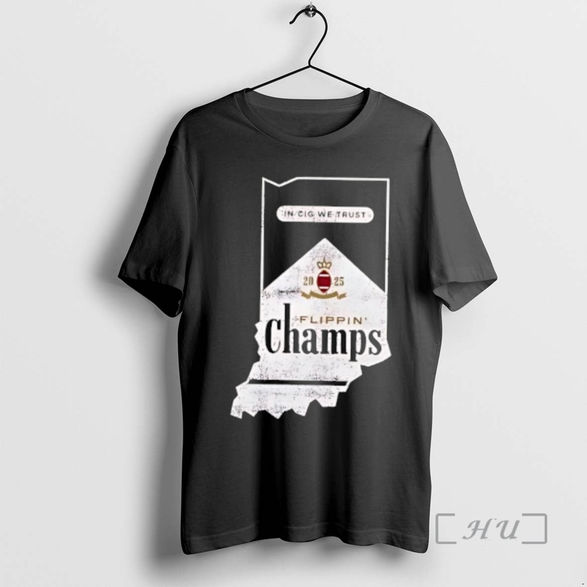 Officials The Hoosiers Are Flippin Champs Map - T-Shirt, Sweatshirt, Hoodie