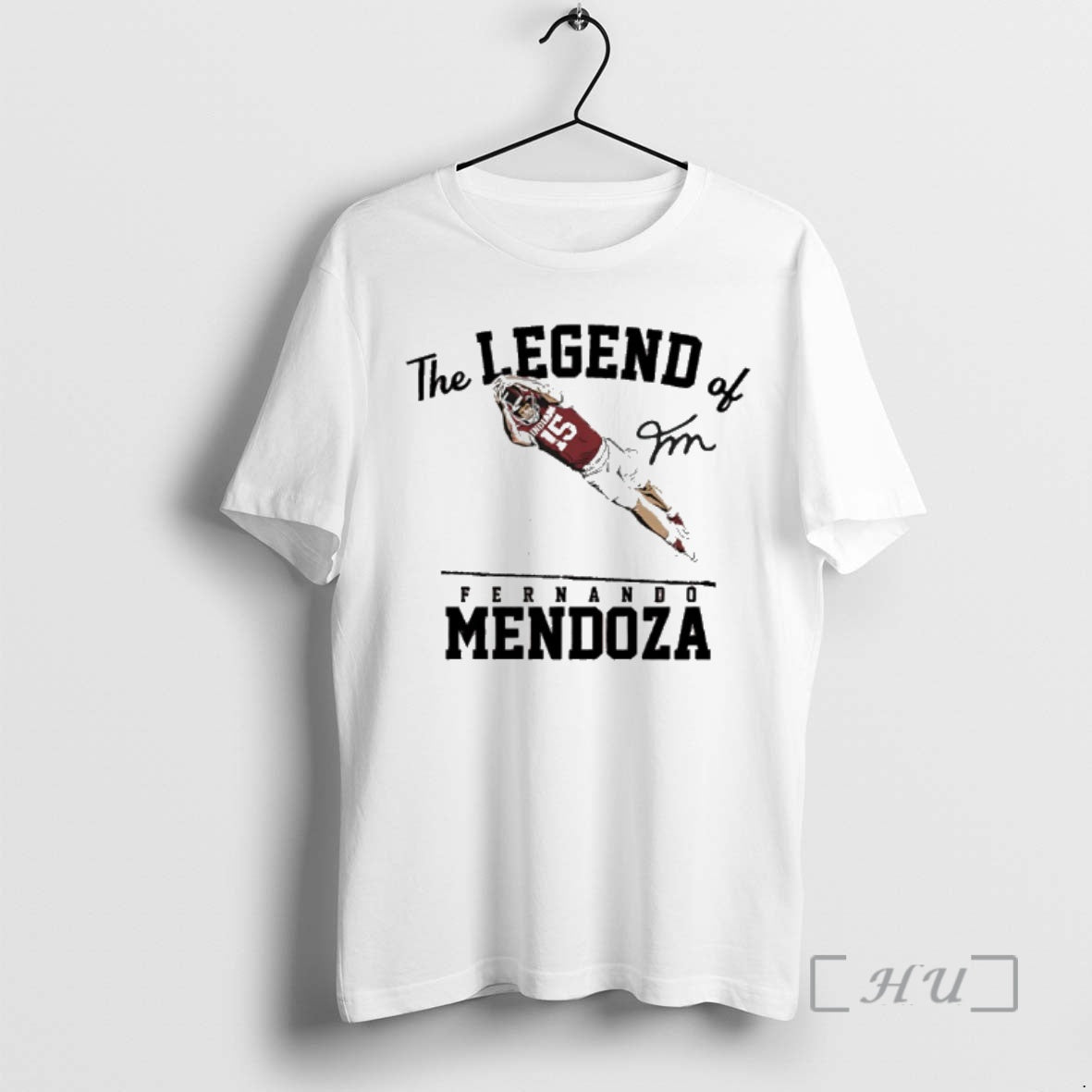 Officials The Legend Of Fernando Mendoza Player Indiana Football Signature - T-Shirt, Sweatshirt, Hoodie