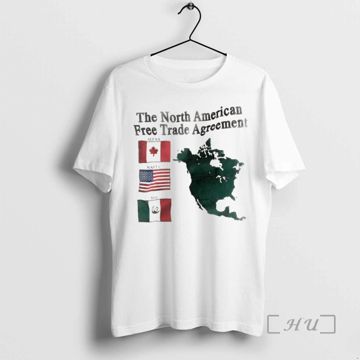 Officials The North American Free Trade Agreement Alena Nafta Tlc Flag Premium T Shirts Sweater - T-Shirt, Sweatshirt, Hoodie