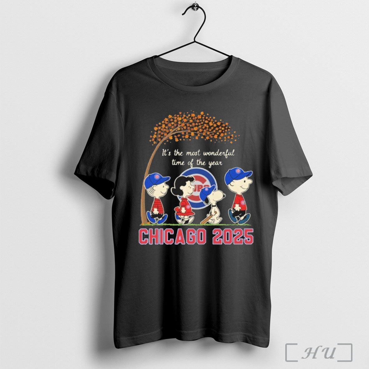 Officials The Peanuts Walking X Chicago Cubs Its The Most Wonderful Time Of The Year Unisex T-shirt, Sweatshirt, Hoodie, Long Sleeve Tee - T-Shirt, Sweatshirt, Hoodie