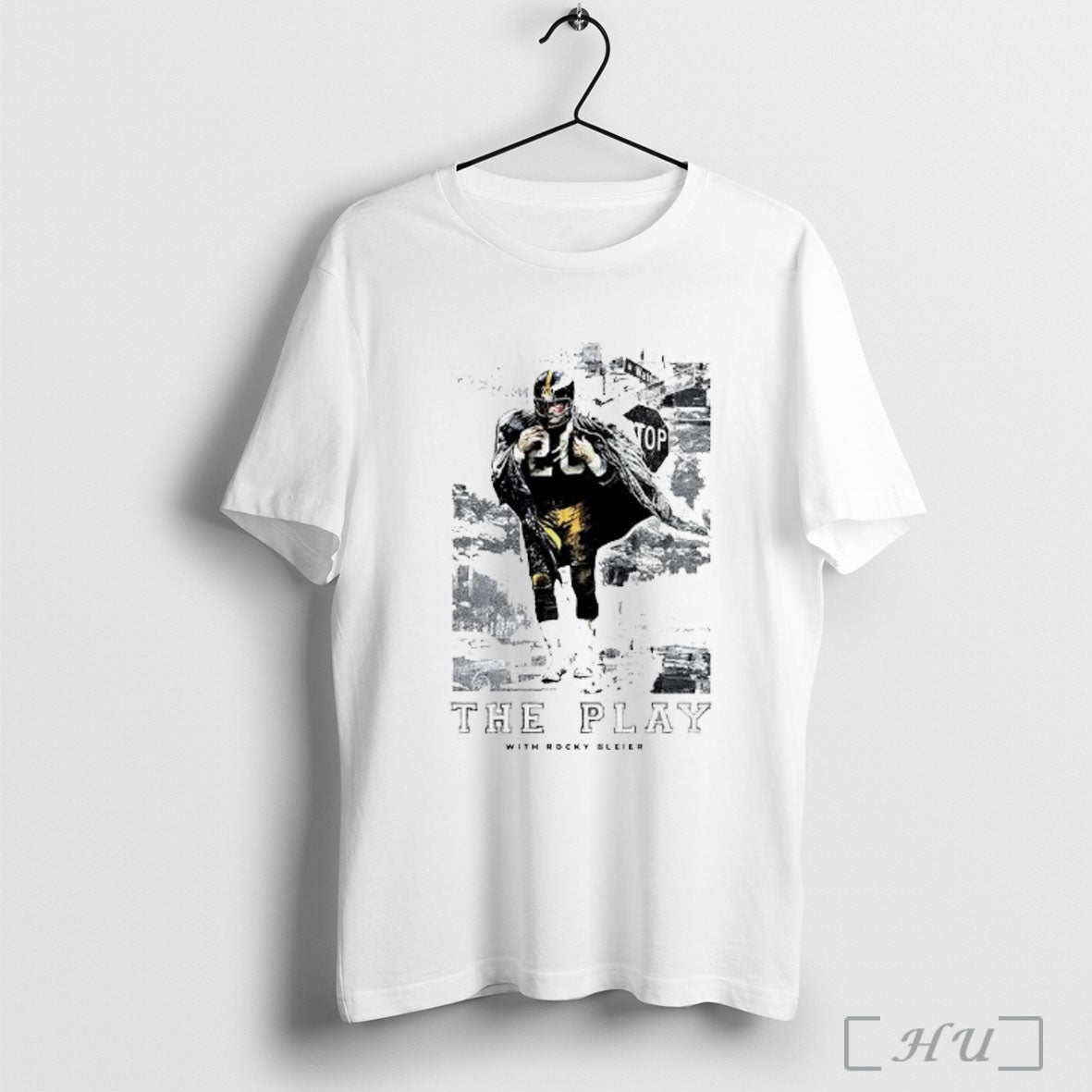 Officials The Play With Rocky Bleier T Shirt Unisex T-shirt, Sweatshirt, Hoodie, Long Sleeve Tee - T-Shirt, Sweatshirt, Hoodie