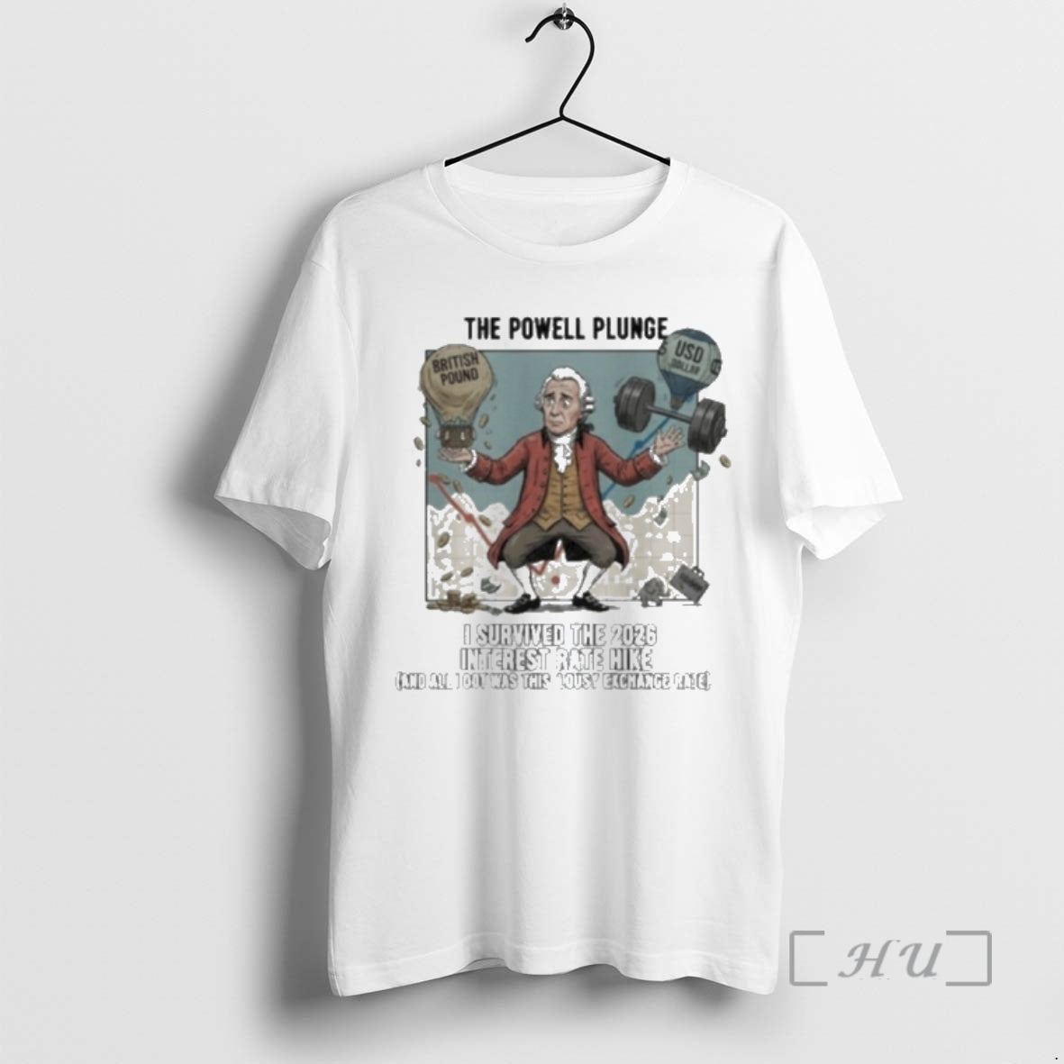 Officials The Powell Plunge I Survived The 2026 Interest Rate Hike Premium T Shirts Sweater - T-Shirt, Sweatshirt, Hoodie