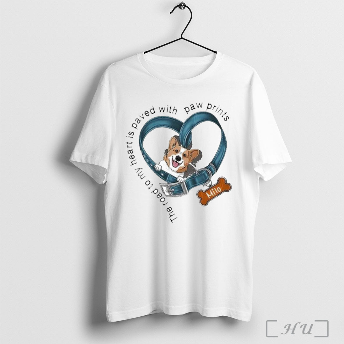Officials The Road To My Heart Is Paved With Paw Prints Milo T Shirt Unisex T-shirt, Sweatshirt, Hoodie, Long Sleeve Tee - T-Shirt, Sweatshirt, Hoodie