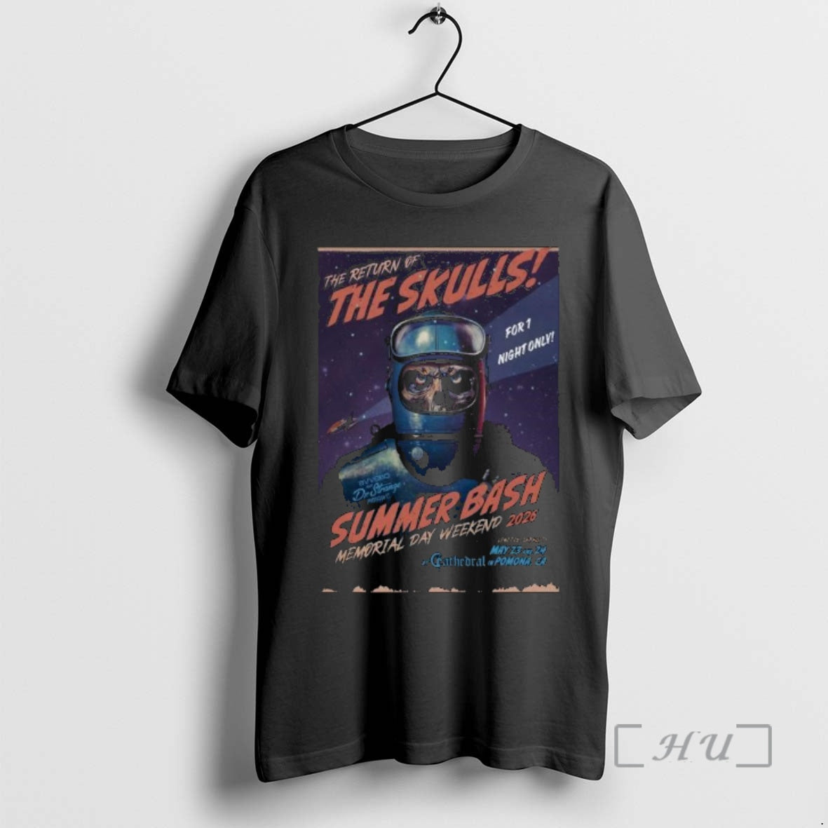 Officials The Skulls May 23 24 2026 At The Cathedral Pomona Show Premium T Shirts - T-Shirt, Sweatshirt, Hoodie