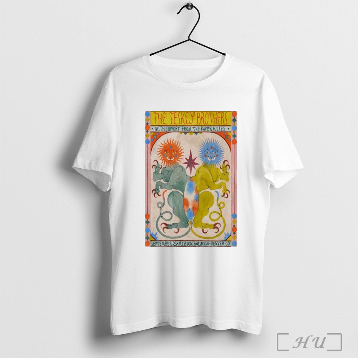 Officials The Teskey Brothers Support From The Paper Kites Sept 23 2025 Denver Co Unisex T-shirt, Sweatshirt, Hoodie, Long Sleeve Tee - T-Shirt, Sweatshirt, Hoodie