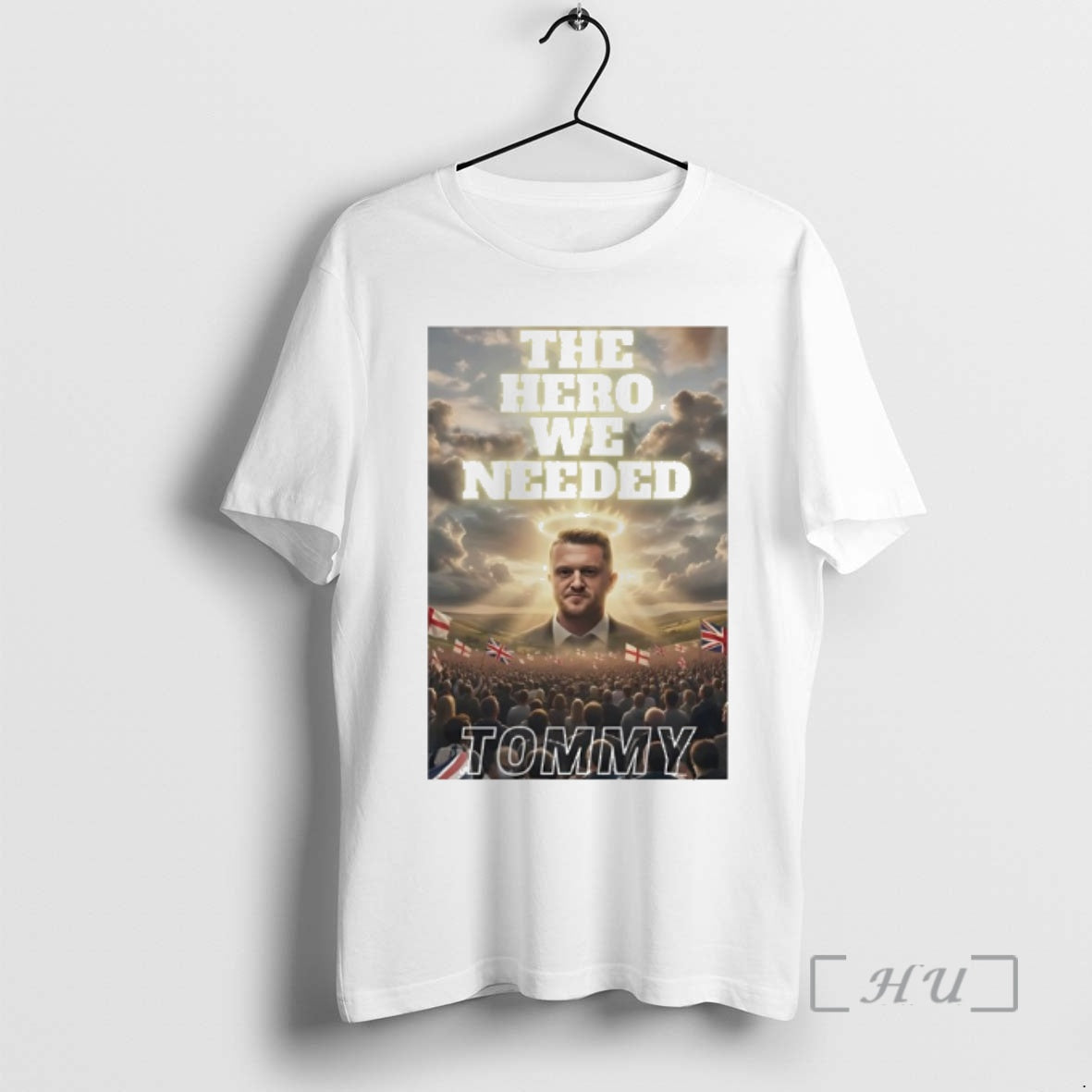 Officials The Hero We Needed Tommy Robinson Photo Unisex T-shirt, Sweatshirt, Hoodie, Long Sleeve Tee - T-Shirt, Sweatshirt, Hoodie