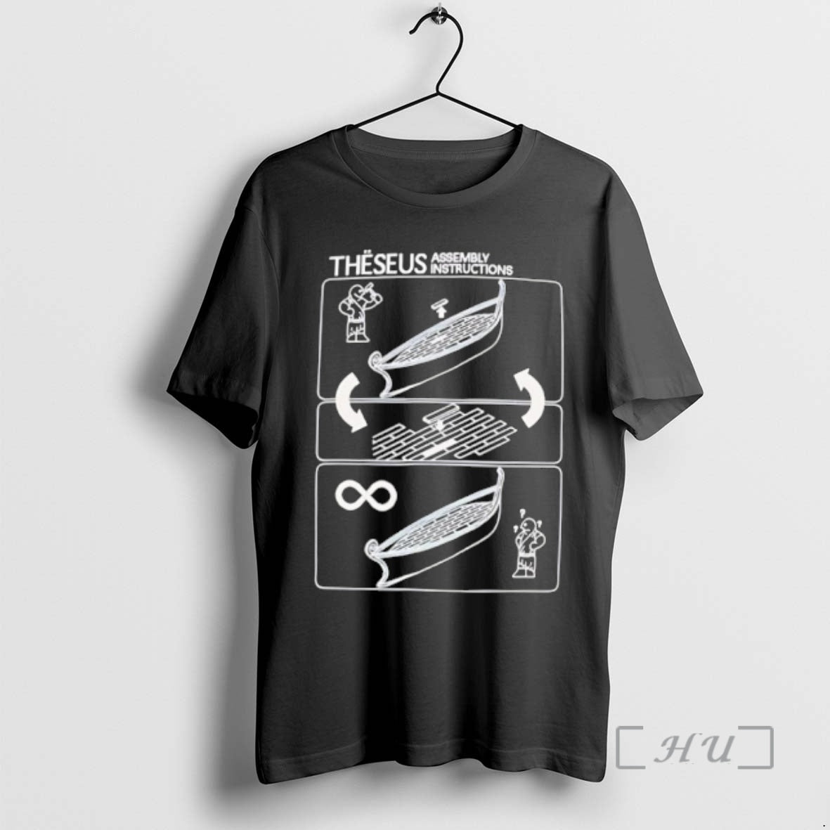 Officials Theseus Assembly Instructions Funny Philosophy - T-Shirt, Sweatshirt, Hoodie