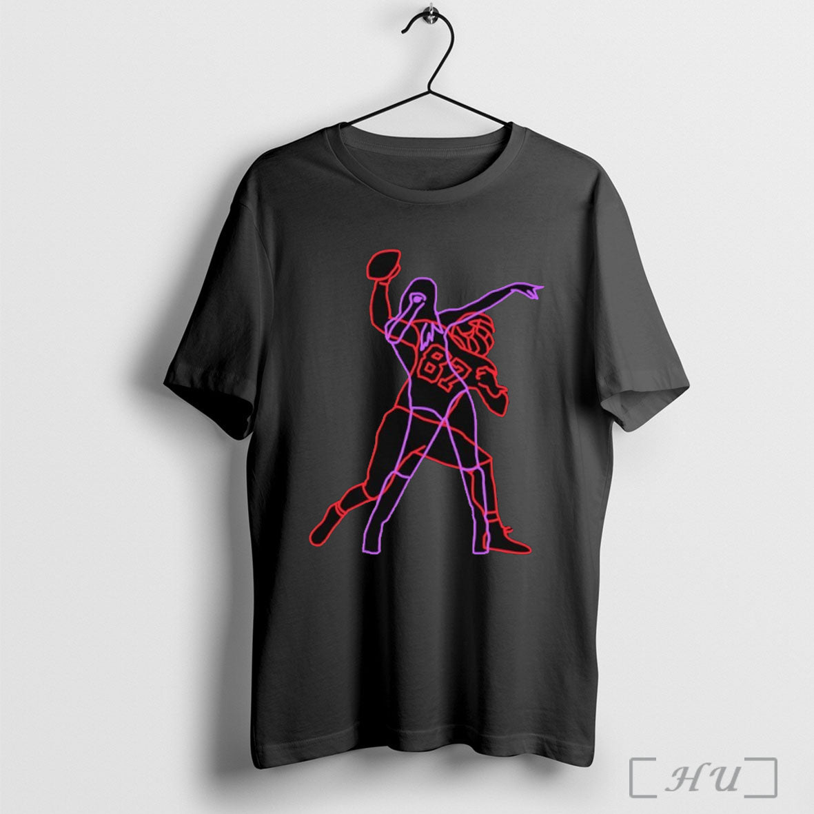 Officials Travis Kelce And Taylor Tnt Neon Lights T Shirt Unisex T-shirt, Sweatshirt, Hoodie, Long Sleeve Tee - T-Shirt, Sweatshirt, Hoodie