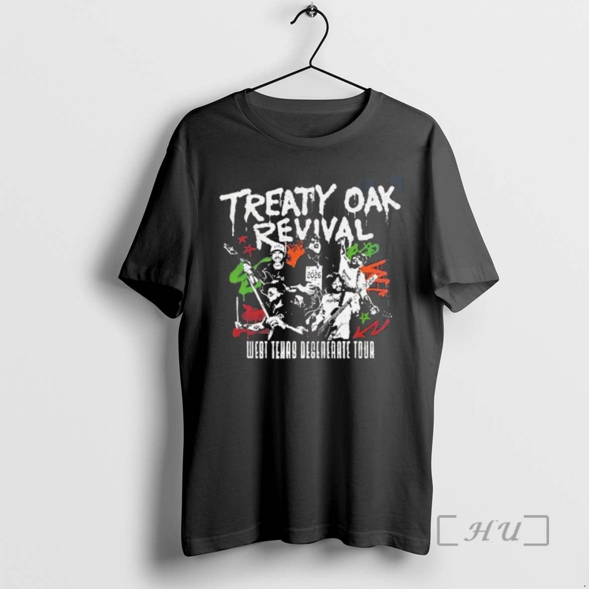 Officials Treaty Oak Revival 2026 Tour Merch Unisex T-shirt, Sweatshirt, Hoodie, Long Sleeve Tee - T-Shirt, Sweatshirt, Hoodie