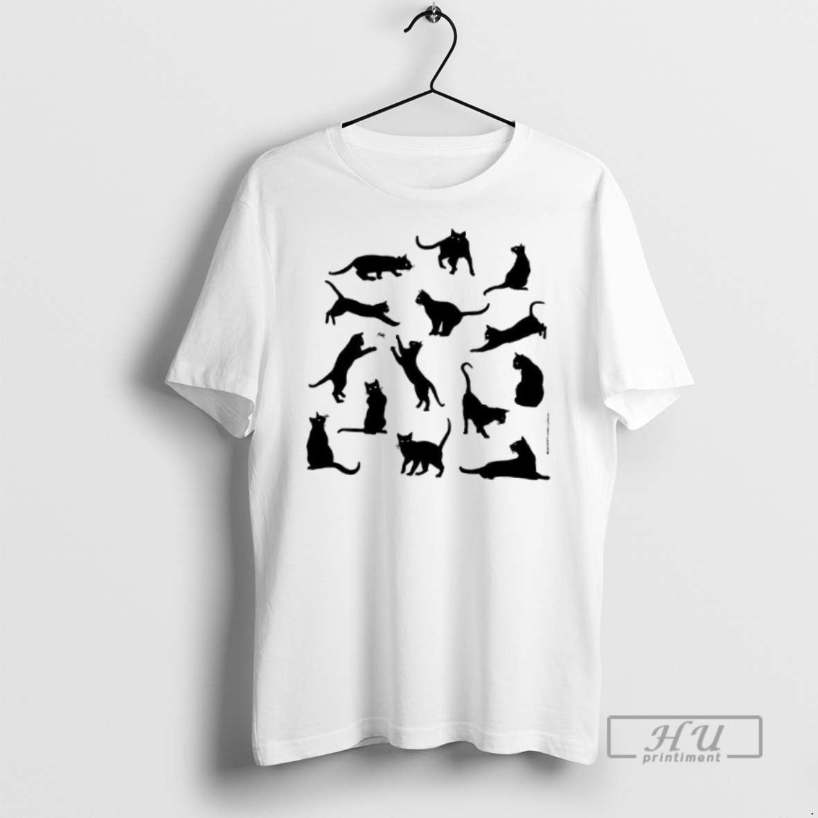 Officials Trending Black Cat Silhouettes T Shirt Unisex T-shirt, Sweatshirt, Hoodie, Long Sleeve Tee - T-Shirt, Sweatshirt, Hoodie