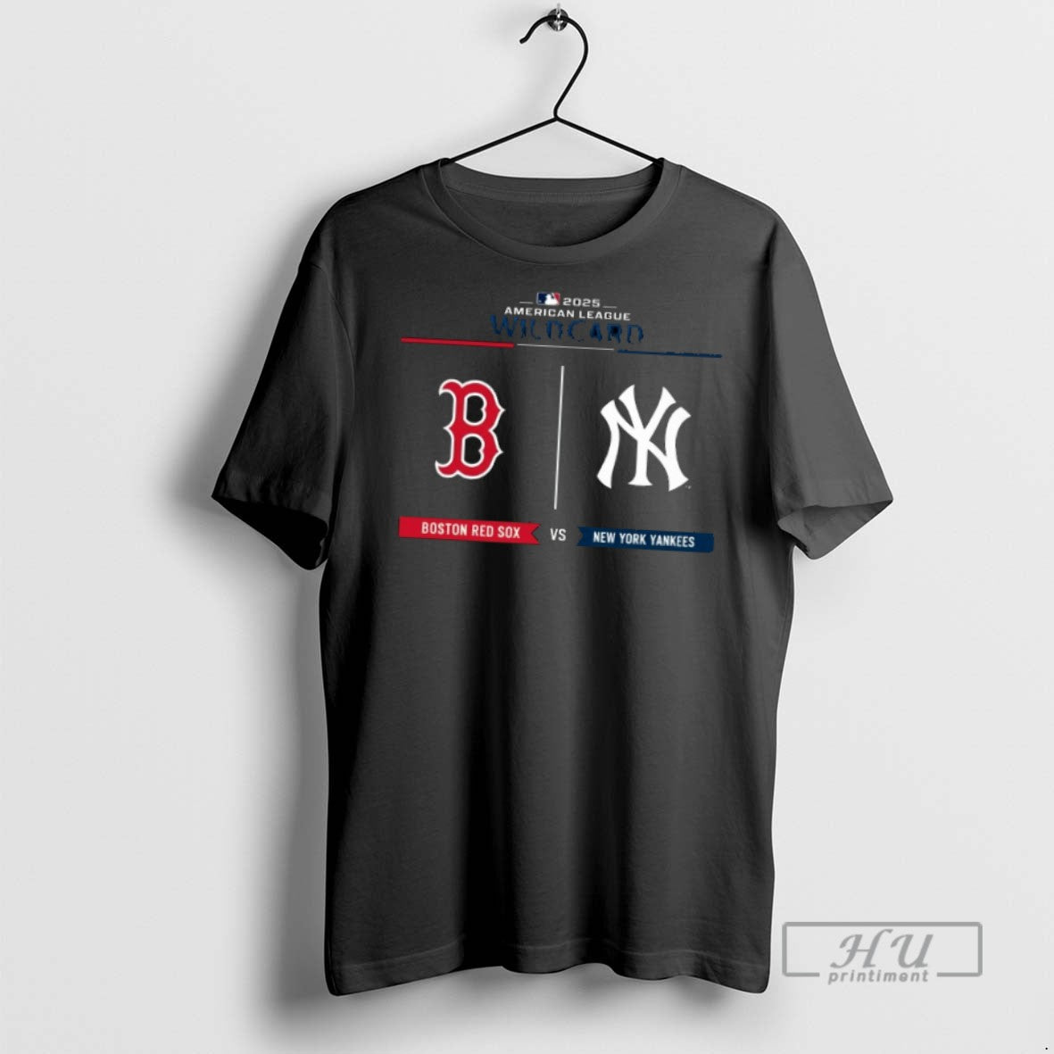 Officials Trending Boston Red Sox Vs New York Yankees 2025 American League Wild Card Unisex T-shirt, Sweatshirt, Hoodie, Long Sleeve Tee - T-Shirt, Sweatshirt, Hoodie