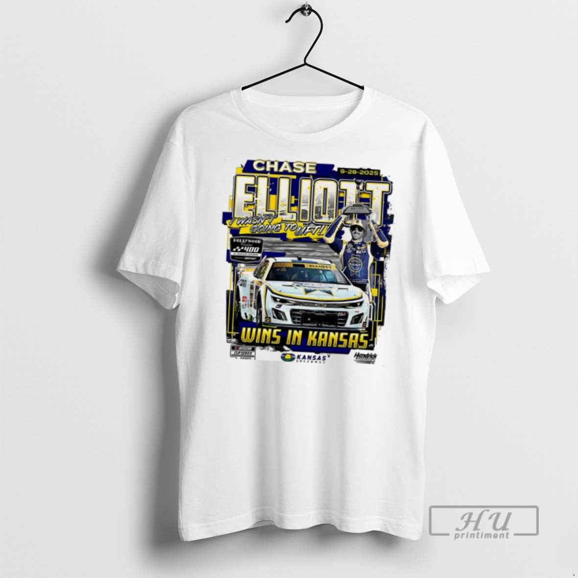 Officials Trending Chase Elliott Checkered Flag Sports 2025 Hollywood Casino 400 Race Winner Nascar Cup - T-Shirt, Sweatshirt, Hoodie