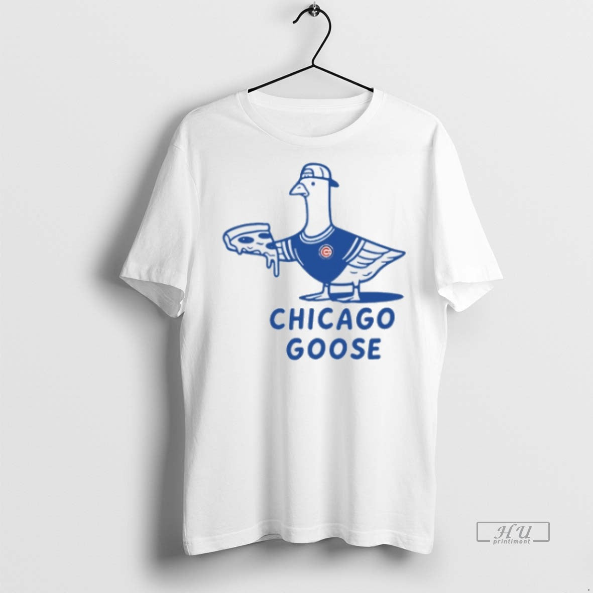 Officials Trending Chicago Cubs Goose Eat Pizza T Shirt Sweater Unisex T-shirt, Sweatshirt, Hoodie, Long Sleeve Tee - T-Shirt, Sweatshirt, Hoodie